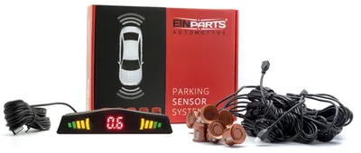 Zdjęcie produktu dla Einparts System Parkowania 8 Sensory Do Montażu Z Centralką I Wyświetlaczem