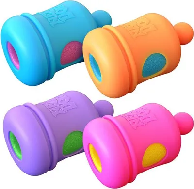 Produktbild von Schylling NeeDoh Booper Luft-Wurfspielzeug mit 4 Bällen, 18x8,5x20,5 cm