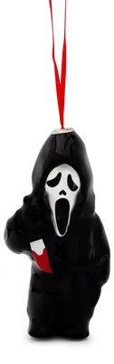 Ghostface-Ornament, 10 cm, unzerbrechlich, Decoupage, Horror-Deko