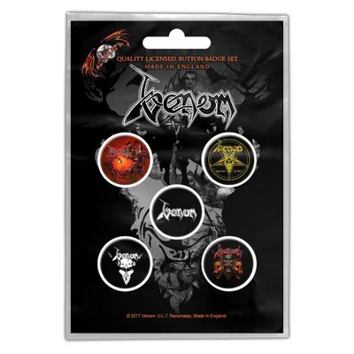 Produktbild von Venom (Band) Black Metal Badge 25 mm