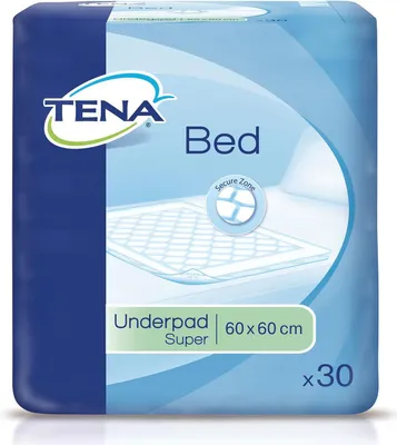 Zdjęcie produktu dla TENA Bed Super 30 sztuk 60 x 60 cm 95 g