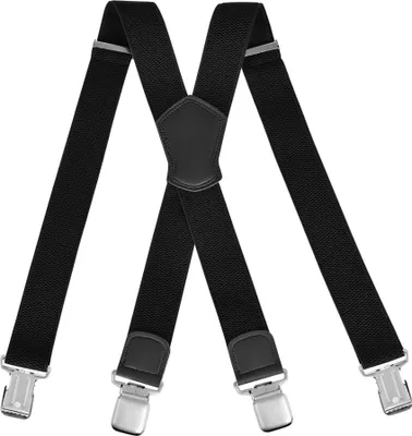 Produktbild von Hosenträger für Herren, Extra Stark Breit mit Sehr Starken Metall Clips, Einstellbar und Elastisch Einheitsgröße für Männer und Damen | Für Alltag, Arbeitskleidung, Mode