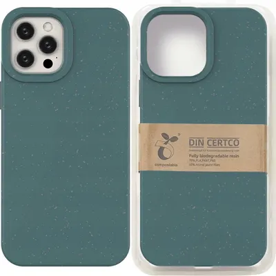Image de Eco Case Case pour Iphone 11 Pro Max Silicone Cover Phone Case Green