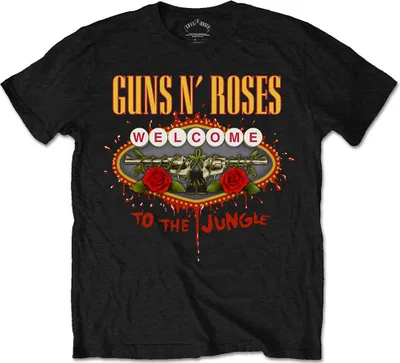 Produktbild von Guns N' Roses Welcome to the Jungle Black XL T-Shirt