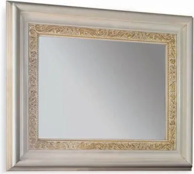 Produktbild von Casa Padrino Luxus Barock Spiegel Weiß / Gold 126 cm -  Italy