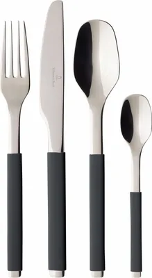 Produktbild von Villeroy & Boch S+ Cosy Grey Tafelbesteck Set 24-tlg.
