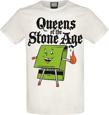Produktbild von Queens Of The Stone Age T-Shirt Herren Amplified Collection - Match Book altweiß XXL