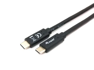 Immagine prodotto di Equip Kabel USB-C3.2->C Gen1     PD60W  St/St  1.00m schwarz