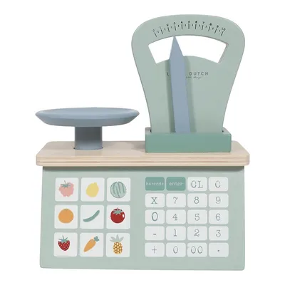 Produktbild von Little Dutch 4468 Holz Waage Mint - Littledutch LD Küchenspielzeug