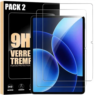 Image de 2x Verre Trempé pour Xiaomi Pad 8 / 8 Pro 11,2 Pouces - Protection Antichoc 9H Transparent