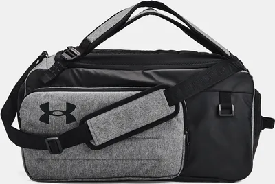 Produktbild von Under Armour UA Contain Duo Medium BP Duffle Castlerock Medium Heather/Black/White 46 L Rucksack-Sporttasche-Tasche