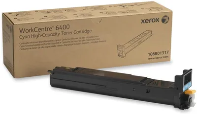 Image de xerox 106R1317 XEROX Toner für XEROX WorkCentre 6400, cyan, HC