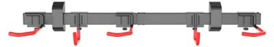 Fahrrad-Wandhalterung für 3 Räder & 2 Helme, 95 kg, 82,4 cm