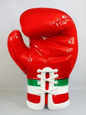 Produktbild von Casa Padrino XXL Deko Boxhandschuh Rot / Italien H. 120 cm - Wohnzimmer & Büro Deko