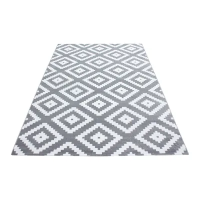 Zdjęcie produktu dla Ayyildiz | Dywan nowoczesny 160 cm x 230 cm - Szaro-kremowy - Geometryczny design - Antyelektrostatyczny