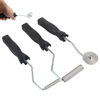 Produktbild von 3 Stücke Fiberglas Roller Tool Kit, Laminierwalzen Set Aluminiumlegierung Werkzeugroller für Bubble Paddle Gerät