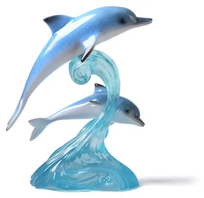Produktbild von Solidchoice – Moderne Delfin-Skulptur für die Wohnraumgestaltung