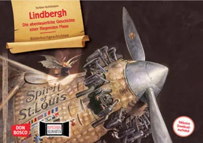 Obrázek produktu pro Lindbergh: Die abenteuerliche Geschichte einer fliegenden Maus. Kamishibai Bildkartenset