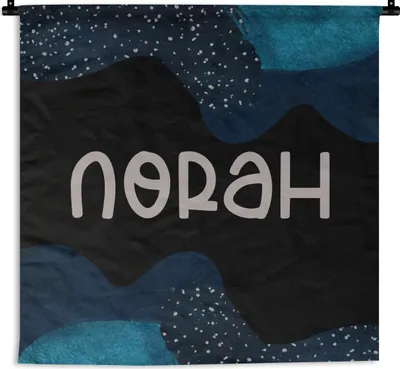 Produktbild von MuchoWow® Wandteppich Wandbehang Norah - Pastell - Mädchen 150x150 cm Tapisserie Dekoration Wandtuch - Wohnaccessoires - Modernes