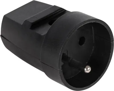 Zdjęcie produktu dla Urz3011 Gniazdo Z Uziemieniem Czarne G-10-2