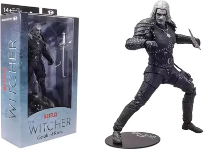 Image de The Witcher Netflix Figurine Geralt of Rivia Witcher Mode (Season 2) 18 cm