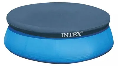 Zdjęcie produktu dla Intex 28026, Okładka, Nad basenem naziemnym, Okrągły, Niebieski, PCW, Polietylen, 3,96 m