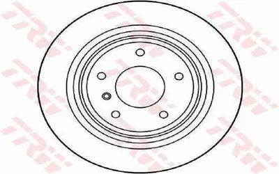 Immagine prodotto di 2x TRW DF2783 Disco freno asse posteriore