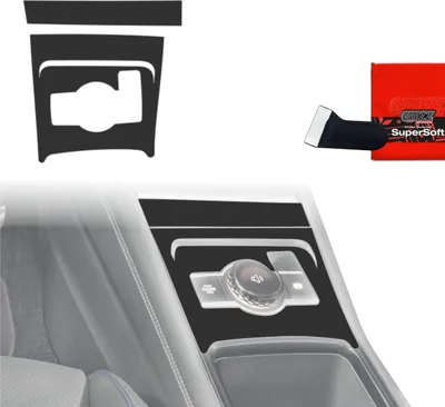Immagine prodotto di Pellicole protettive 2 in 1 per console centrale - Volkswagen Tiguan 3 (2024-2025) Nero opaco Antifingerprint Grizz Protector