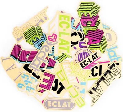 Image de Éclat autocollant Rosa Rosa One Size