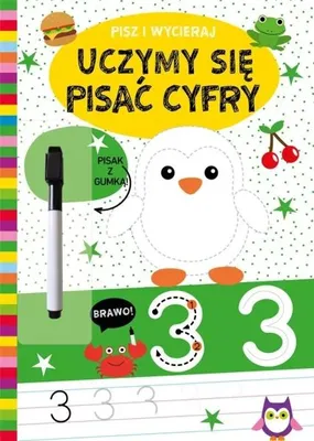 Obrázek produktu pro Pisz i wycieraj. Uczymy się pisać cyfry - praca zbiorowa