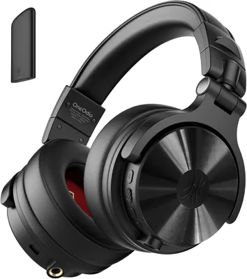 Produktbild von Over Ear DJ Kopfhörer, 120 Std. Spielzeit, 20 ms geringe Latenz, Hi-Res/LDAC-Audio, Dongle/Bluetooth 5.3/3,5 mm/6,35 mm für Musik Monitoring Recording