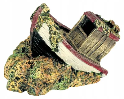 Produktbild von 861206 Aquariendeko Fischkutter Aquarium Schiffswrack Schiff Aquariendekoration Aquariendeko Fischkutter Aquarium Schiffswrack Schiff Aquariendekoration Zolux