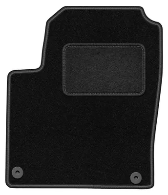 Produktbild von Fahrermatte Velours für Volkswagen Sharan I 1995-2010 (Minivan) – 1-tlg, Schwarz, passgenau – Wielganizator LUX – Ausführung W0027