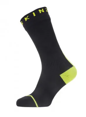 Produktbild von Socken SealSkinz All Weather Mid Gr.L (43-46) Hydrostop schwarz/neongelb