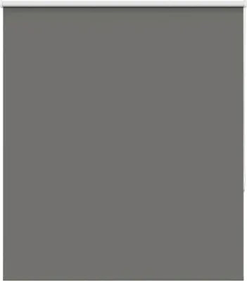 Produktbild von Verdunkelungsrollo Grau 135x130cm Stoffbreite 131,6cm Polyester