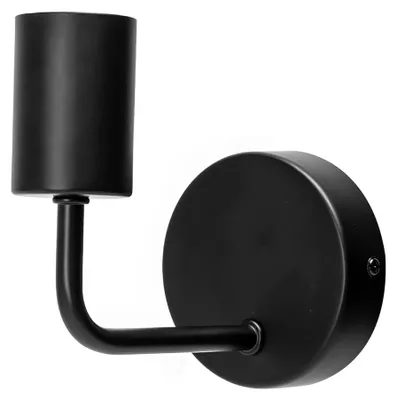 Produktbild von VoltShine Schwarze Metallleuchte ohne E27-Lichtquelle, ideal für die Hervorhebun