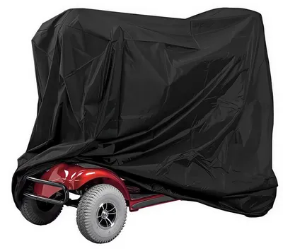 Produktbild von Elektromobil Abdeckplane 420D Oxford, wasserdicht, 170x61x117cm, mit Gummizug & Tasche – Roller Regenschutz & UV-Schutz für Elektroscooter