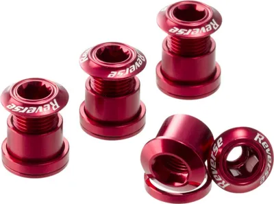 Obrázek produktu pro Šrouby Reverse Chainring 7mm Red - 8ks (4+4), převodníkové 50101