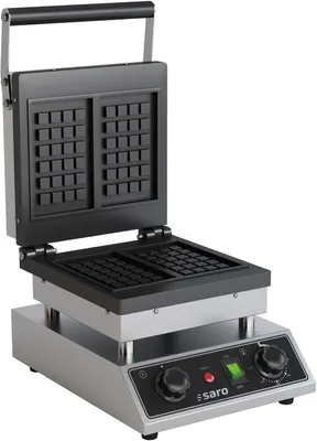 Immagine prodotto di Piastra per waffle Saro in stile Bruxelles - con timer e controllo manuale della temperatura.