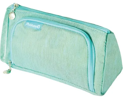 Produktbild von Pelikan Homeoffice, Weiches Federmäppchen, Polyester, Mintfarbe, Einfarbig, Reißverschluss, Erwachsene/Kinder