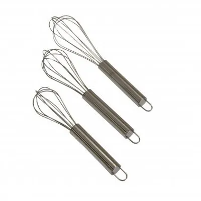 Produktbild von Schneebesen Edelstahl 3er-Set 21/23/26cm