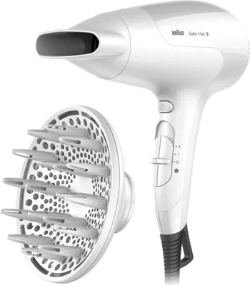 Produktbild von Haartrockner Braun 3 HD 385 Weiß 2000 W