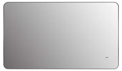 Obrázok produktu pre Kúpe??ové zrkadlo s osvetlením TALOS LED TREVISO v matnej ?iernej 120x70 cm – Zrkadlo s funkciou senzora Hand Wave – možné zavesi? horizontálne aj vertikálne – vhodné do vlhkých priestorov v?aka hliníkovému rámu