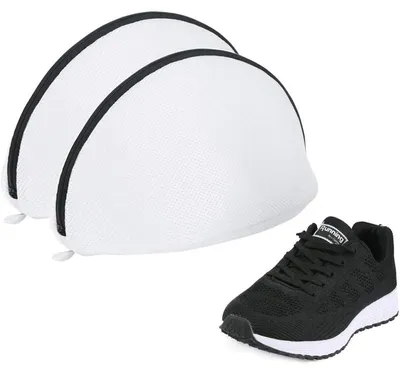 Productafbeelding van Schoenenwaszak, netzak voor sportschoenen, set van 2, wit