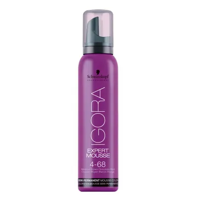 Produktbild von Schwarzkopf Mousse Professional Igora Expert Mousse 4-68 Mittelbraun Schoko