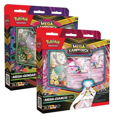 Obrázek produktu pro Pokémon Mega Gengar EX / Diancie EX Battle Deck – německá verze
