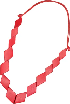 Produktbild von Lange Kette Raute aus Holzrauten von collezione alessandro