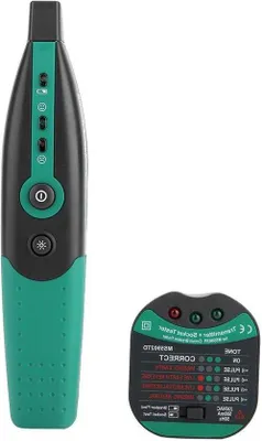 Productafbeelding van Stopcontacttester, veiligheidscontrole, automatische stroomonderbreker - elektrische continuïteitstest