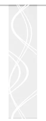 Produktbild von Schiebevorhang TIBERIO aus Dekostoff und Voile mit Scherli 245 x 60 cm