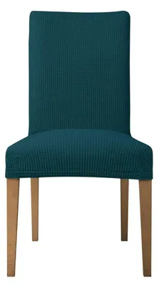 Produktbild von Stuhlhussen Jacquard 6 Stück Olivgrün bi-elastisch Polyester/Elasthan